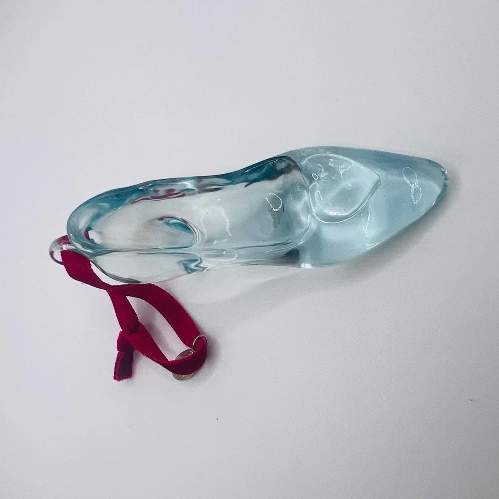 DISNEY Sketchbook‎ Ornament Cinderella's Glass Slipper 2008 Disney Store Xmas